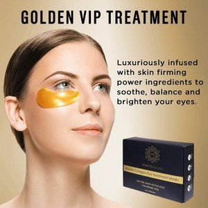 NWT 24K GOLD Under Eye Patches: Dark Circles, Puffiness, Wrinkles, Crows Feet